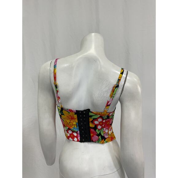 For Love & Lemons 'Mallory' Red Ecovero Top Size XS - Picture 3 of 5